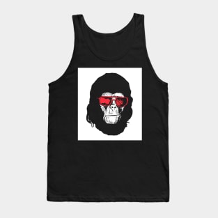 Cornelius Red and White Tank Top